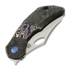 Couteau pliant Olamic Cutlery Busker Magnacut Semper, CF Show Side Fedokume Inlay