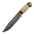 Olamic Cutlery Damascus Voykar 刀, stacked birch bark