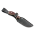 Olamic Cutlery Kurok kniv, burgundy micarta
