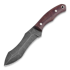Olamic Cutlery RN45 bushcraft peilis, burgundy micarta