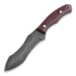 Olamic Cutlery RN45 野外生存刀, burgundy micarta