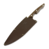 Кухонный нож Olamic Cutlery Silhouette Magnacut, Burlap Micarta