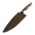 Кухонний ніж Olamic Cutlery Silhouette Magnacut, Burlap Micarta
