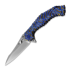 Olamic Cutlery - Soloist Agent, Titanium 2-tone Blue/Gold Anodized