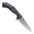 Olamic Cutlery Soloist Agent, Titanium 2-tone Blue/Gold Anodized