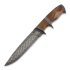 Olamic Cutlery Suna Nickel Mosaic Damascus 刀, ironwood