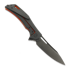 Couteau pliant Olamic Cutlery Swish Elmax Slicer, Hole Pattern Gunkote