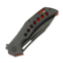 Couteau pliant Olamic Cutlery Swish Elmax Slicer, Hole Pattern Gunkote