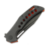 Couteau pliant Olamic Cutlery Swish Elmax Slicer, Hole Pattern Gunkote