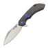 Olamic Cutlery Wayfarer 247 20CV Cutlass sulankstomas peilis, Dark Blast Ti & Timascus