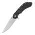 Olamic Cutlery Wayfarer 247 Bowie sulankstomas peilis, Dark Matter, Black