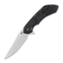 Olamic Cutlery Wayfarer 247 Bowie kääntöveitsi, Dark Matter, Black Show Side