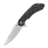 Olamic Cutlery Wayfarer 247 Bowie kääntöveitsi, Dark Matter, Green