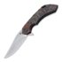 Olamic Cutlery Wayfarer 247 Bowie, Lava Flow, Dark Blasted