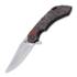 Olamic Cutlery Wayfarer 247 Bowie, Lava Flow, Dark Blasted