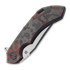 Olamic Cutlery Wayfarer 247 Bowie, Lava Flow, Dark Blasted