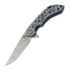 Couteau pliant Olamic Cutlery Wayfarer 247 Companto, Frosty Acid Raindrop Titanium