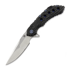 Coltello pieghevole Olamic Cutlery Wayfarer 247 CTS-XHP Suna, Flow Molten Carving & Holes
