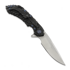 Olamic Cutlery Wayfarer 247 CTS-XHP Suna sulankstomas peilis, Flow Molten Carving & Holes
