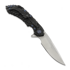 Coltello pieghevole Olamic Cutlery Wayfarer 247 CTS-XHP Suna, Flow Molten Carving & Holes