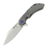 Olamic Cutlery - Wayfarer 247 Cutlass, Dark Blast Ti/Fedokume, Satin