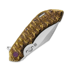 Liigendnuga Olamic Cutlery Wayfarer 247 Cutlass, Molten/Scalloped Ti, Satin