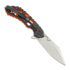 Coltello pieghevole Olamic Cutlery Wayfarer 247 Cutlass, Volcanic Funky Holes Halloween Edition 2026