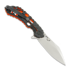Coltello pieghevole Olamic Cutlery Wayfarer 247 Cutlass, Volcanic Funky Holes Halloween Edition 2026