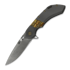 Olamic Cutlery Wayfarer 247 Damasteel Purist, Dark Blast Titanium