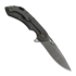 Olamic Cutlery Wayfarer 247 Damasteel Purist, Dark Blast Titanium