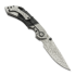 Coltello pieghevole Olamic Cutlery Wayfarer 247 Drop Point, Double Faux Bolsters Flow Molten
