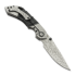 Coltello pieghevole Olamic Cutlery Wayfarer 247 Drop Point, Double Faux Bolsters Flow Molten