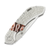 Olamic Cutlery Wayfarer 247 FD CTS-XHP DP sulankstomas peilis, Jeweled Ti & Mammoth Tooth