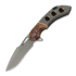 Olamic Cutlery - Wayfarer 247 Harpoon, Faux Bolster Molten Carving Holes
