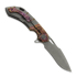 Coltello pieghevole Olamic Cutlery Wayfarer 247 Harpoon, Faux Bolster Molten Carving Holes