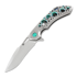 Olamic Cutlery Wayfarer 247 M390 Harpoon sulankstomas peilis