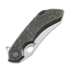 Couteau pliant Olamic Cutlery Wayfarer 247 Mouflon, Fatcarbon DM Green