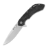 Olamic Cutlery Wayfarer 247 Purist kääntöveitsi, Dark Matter, Black
