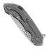 Olamic Cutlery Wayfarer 247 Purist sulankstomas peilis, Dark Matter, Black