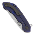 Olamic Cutlery Wayfarer 247 Purist kääntöveitsi, dark matter, Black Show Side