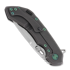 Olamic Cutlery Wayfarer 247 Purist kääntöveitsi, Dark Matter, Green