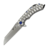 Olamic Cutlery Wayfarer 247 Wharning, High Polish Titanium, Satin