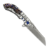 Olamic Cutlery Wayfarer 247 Wharning, High Polish Titanium, Satin