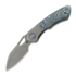 Olamic Cutlery - WhipperSnapper BL, Blue Swirl Carbon Fiber