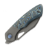 Coltello pieghevole Olamic Cutlery WhipperSnapper BL, Blue Swirl Carbon Fiber