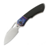 Olamic Cutlery WhipperSnapper BL 折叠刀, Entropic Titanium & Black Micarta