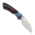 Olamic Cutlery WhipperSnapper BL sulankstomas peilis, Entropic Titanium & Black Micarta