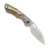 Olamic Cutlery WhipperSnapper BL Flipper Delete sulankstomas peilis, Koa Wood