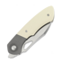 Olamic Cutlery WhipperSnapper BL sulankstomas peilis, Ivory Micarta