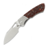 Olamic Cutlery - WhipperSnapper BL, Jeweled Titanium & Red Raffir Sparkle